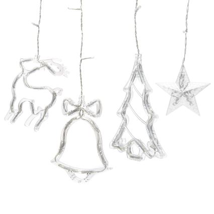 Aigostar - LED RGBY välitingimustele mõeldud jõulutuled 120xLED/8 režiimi 3x0,6m IP44 mitmevärviline + kaugjuhtimispult