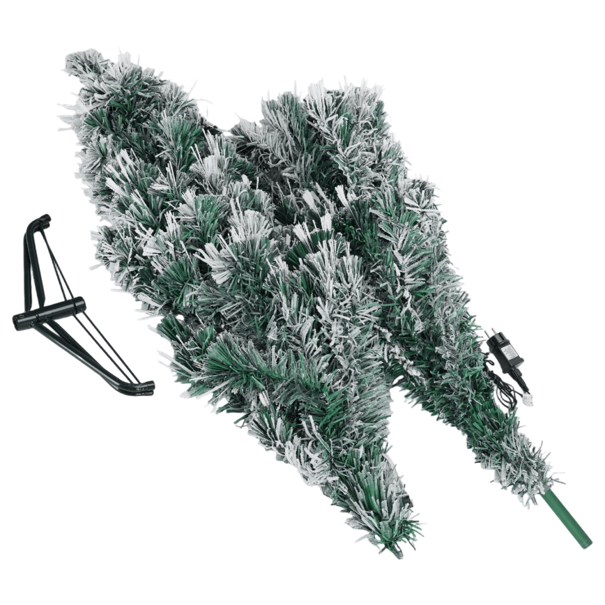 Aigostar - LED välistingimustes kasutatav jõulupuu, 245 LED, 8 funktsiooni, 2,1 m, IP44, mitmevärviline