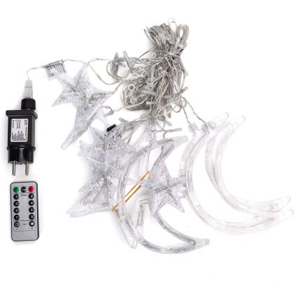 Aigostar - LED RGBY välitingimustes kasutamiseks mõeldud jõulutuled 120xLED/8 valgusrežiimi 3x0,6m IP44 mitmevärviline + kaugjuhtimispult