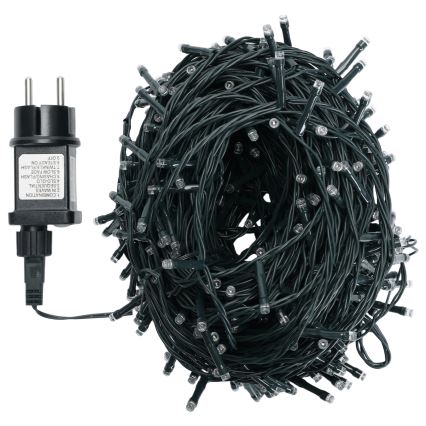 Aigostar - LED väliskasutuseks sobiv jõulukaabel 500 LED/8 funktsiooni 50 m IP44 mitmevärviline