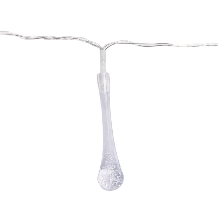 Aigostar - LED välisjõulutuled 25xLED/8 funktsiooniga 3xAA 2,5m IP44 mitmevärvilised tilgad