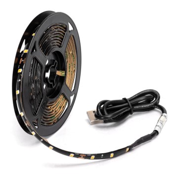 Aigostar - LED Riba 2m LED/4,9W/5V 2700K IP65 must