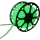Aigostar - LED Riba 50m LED/300W/230V IP65 roheline