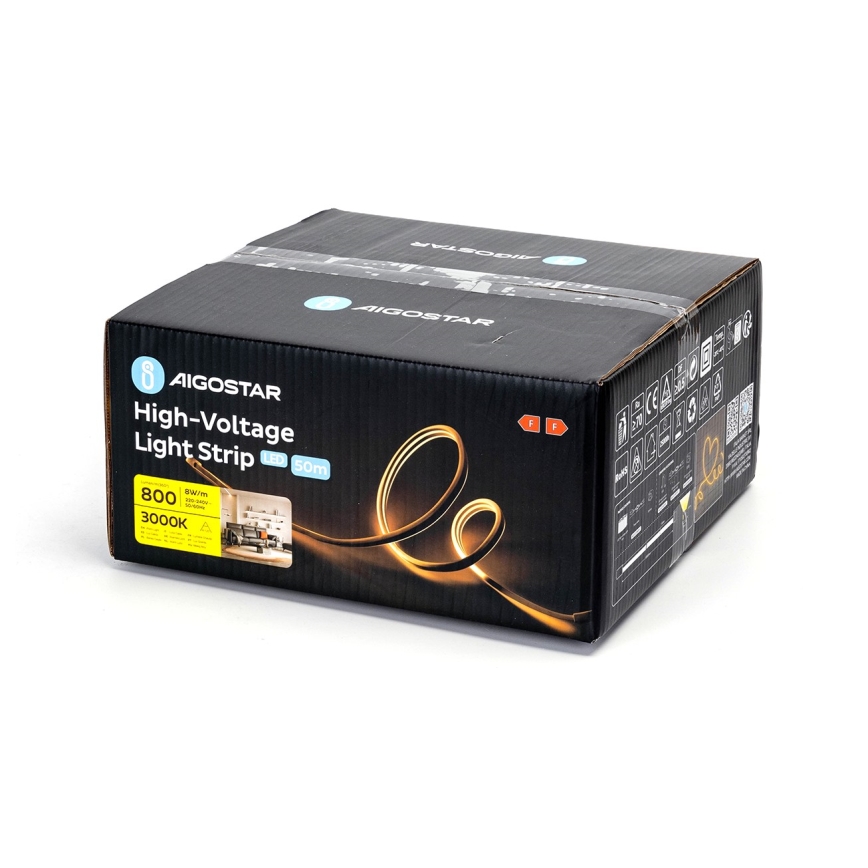 Aigostar - LED Riba 50m LED/400W/230V 3000K IP65