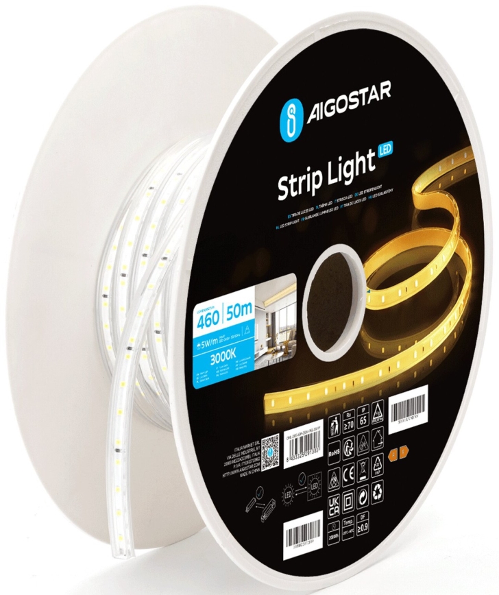 Aigostar - LED Riba LED/250W/230V 50m 3000K IP65