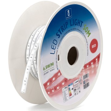 Aigostar - LED Riba LED/325W/230V 50m punane IP65