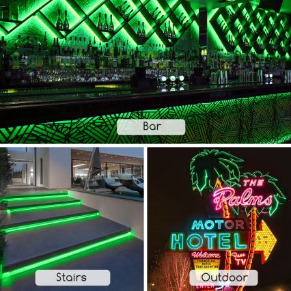Aigostar - LED Riba LED/350W/230V 50m roheline IP65