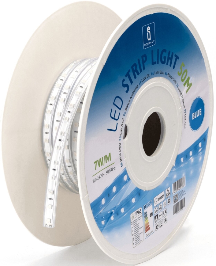 Aigostar - LED Riba LED/350W/230V 50m sinine IP65