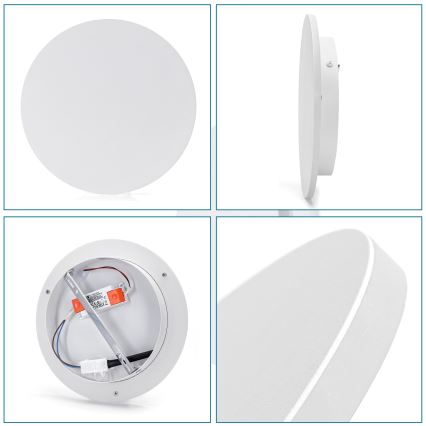 Aigostar - LED Seinavalgusti LED/12W/230V 3000K 25 cm valge