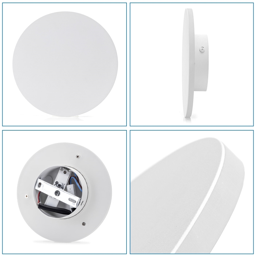 Aigostar - LED Seinavalgusti LED/6,5W/230V 6500K 18 cm valge