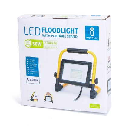 Aigostar - LED Statiiviga prožektor LED/30W/230V IP44