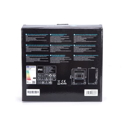 Aigostar - LED Statiiviga prožektor LED/50W/230V 6500K IP65