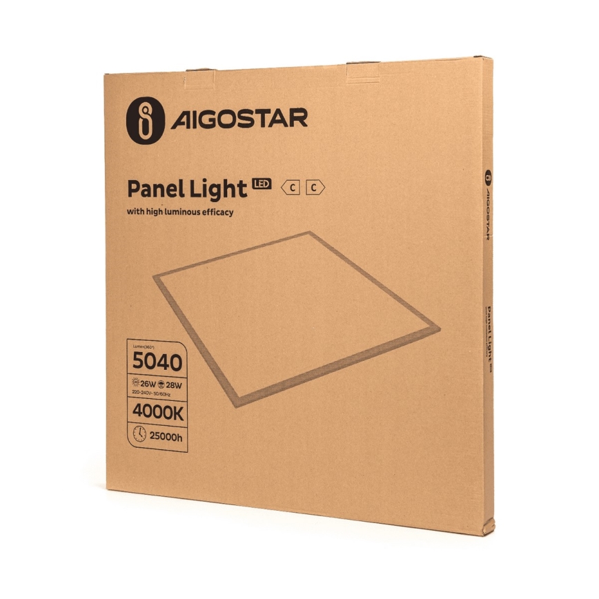 Aigostar - LED Süvistatav valguspaneel LED/28W/230V 60x60 cm 4000K