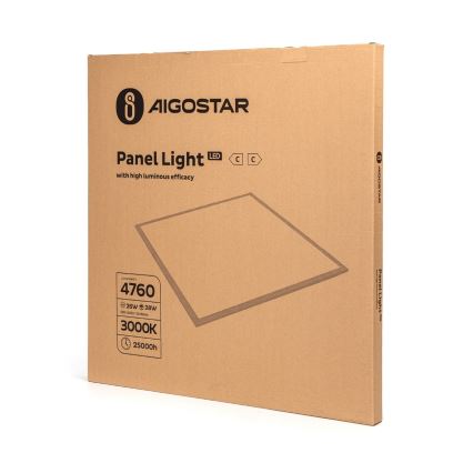 Aigostar - LED Süvistatav valguspaneel LED/28W/230V 62x62 cm 3000K
