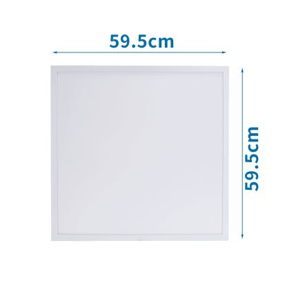 Aigostar - LED Süvistatav valguspaneel LED/40W/230V 6500K 60x60cm valge