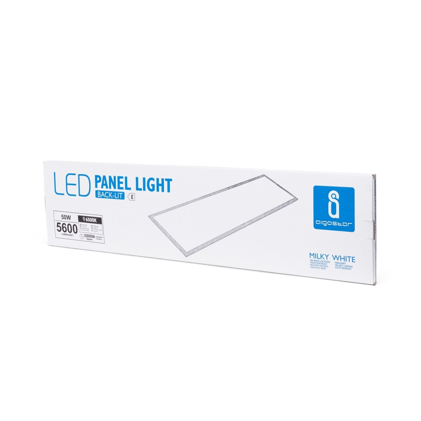 Aigostar - LED Süvistatav valguspaneel LED/50W/230V 6500K 120x30cm valge