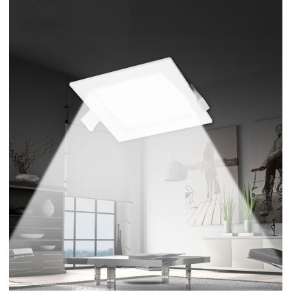 Aigostar - LED Süvistatav valgusti LED/18W/230V 22x22 cm 3000K valge