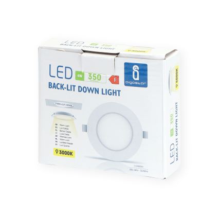 Aigostar - LED Süvistatav valgusti LED/4W/230V 3000K d. 9,8 cm valge