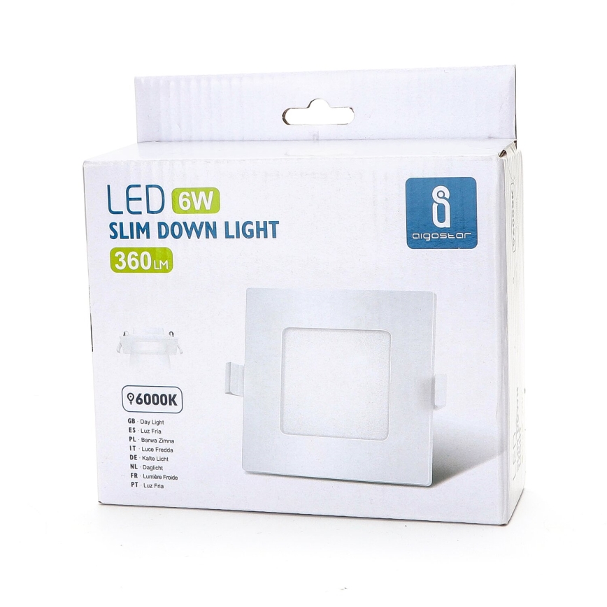 Aigostar - LED Süvistatav valgusti ULTRATHIN LED/6W/230V 6000K valge