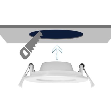 Aigostar - LED Süvistatav valgusti ULTRATHIN LED/9W/230V 6000K valge