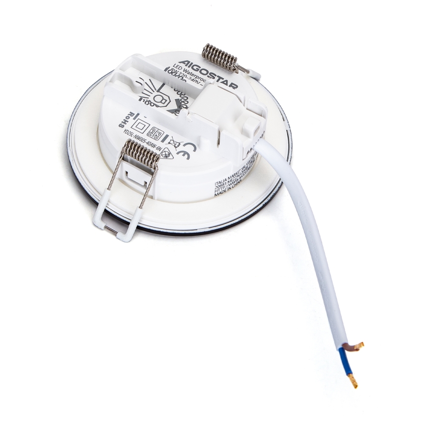 Aigostar - LED Süvistatav valgusti vannituppa LED/4,8W/230V 4000K must IP65
