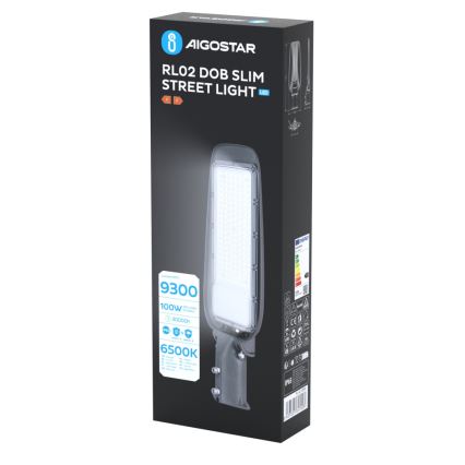 Aigostar - LED tänavavalgusti SLIM LED/100W/230V 6500K IP65