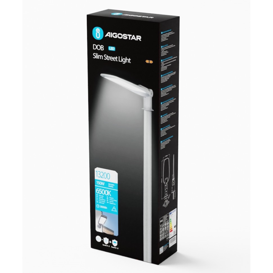 Aigostar - LED tänavavalgusti SLIM LED/150W/230V 6500K IP65