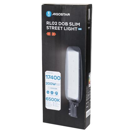 Aigostar - LED tänavavalgusti SLIM LED/200W/230V 6500K IP65