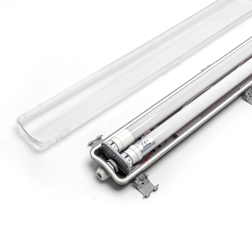 Aigostar - LED Tööstuslik luminofoorvalgusti 2xG13/9W/230V 4000K 66,6 cm IP65
