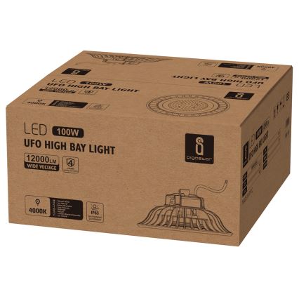 Aigostar - LED-tööstusvalgusti UFO HIGHBAY LED/100W/230V 4000K IP65