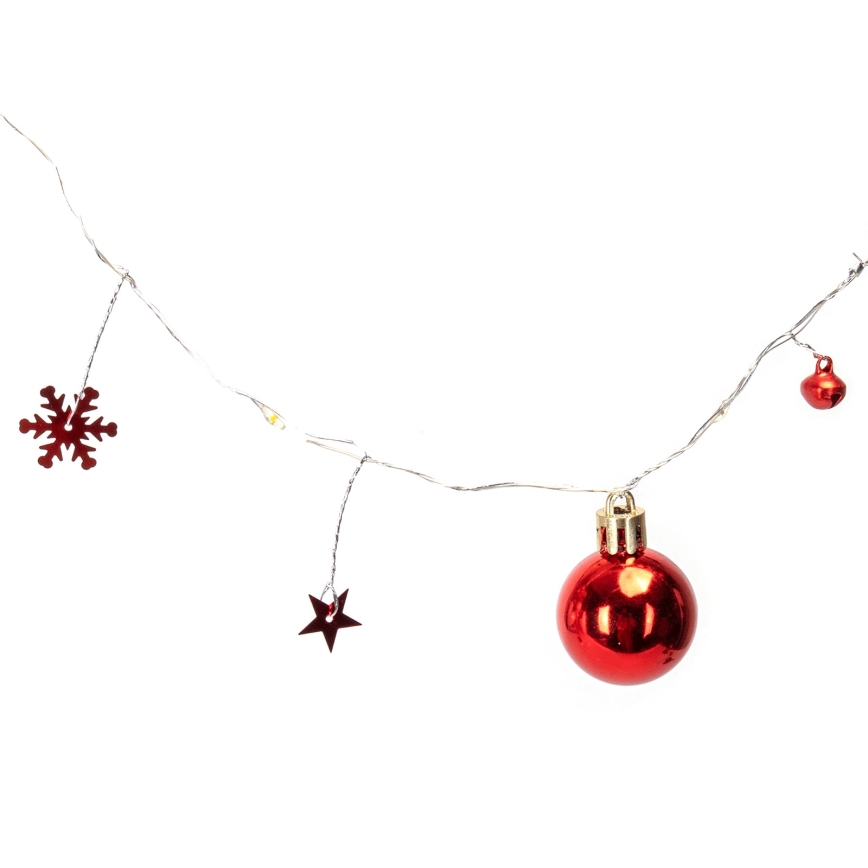 Aigostar - LED  valguskett 20xLED/3xAA 2 m soe valge