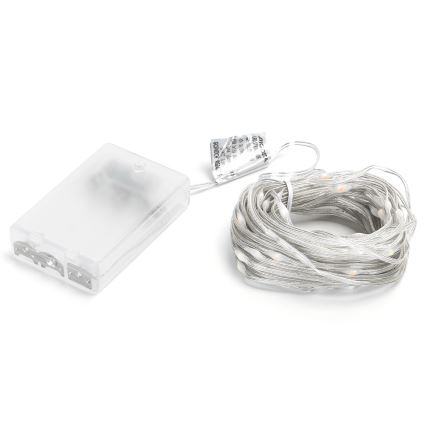 Aigostar - LED Valguskett 100xLED/3xAA 10,3m mitmevärviline