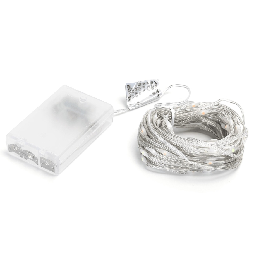 Aigostar - LED Valguskett 100xLED/3xAA 10,3m mitmevärviline