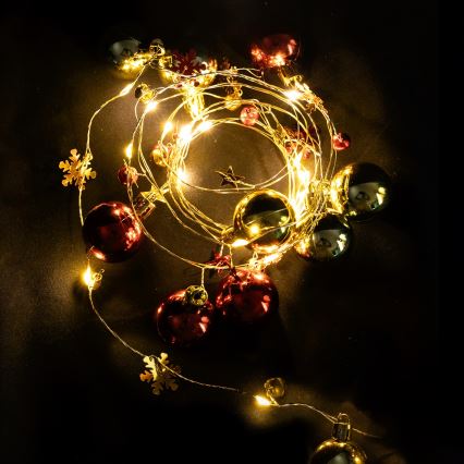 Aigostar - LED  valguskett 20xLED/3xAA 2m soe valge