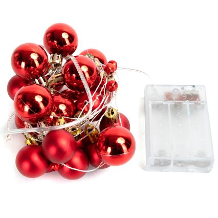 Aigostar - LED-valguskett 20xLED/3xAA 2m soe valge