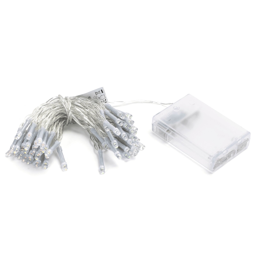 Aigostar - LED  valguskett 50xLED/3xAA 5,3m mitmevärviline
