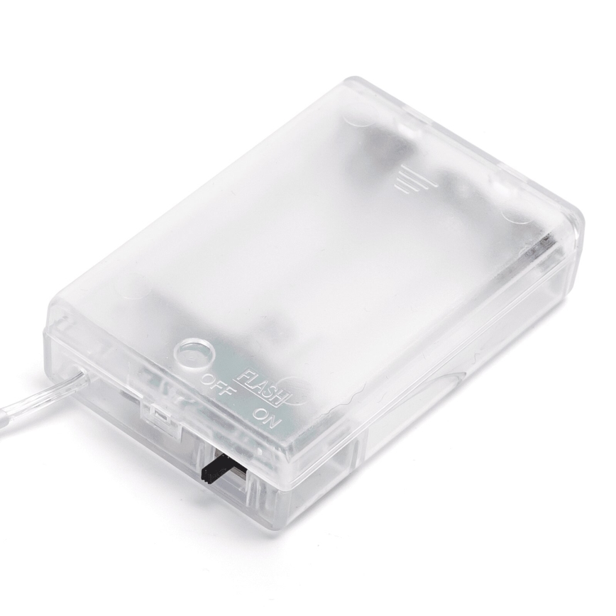 Aigostar - LED valguskett 50xLED/3xAA 5,3m soe valge