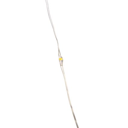 Aigostar - LED välisvalguskett 50xLED/3xAA 5,3 m soe valge