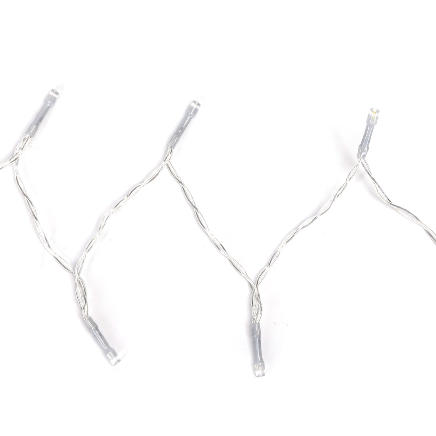 Aigostar - LED välisvalgusketi 100xLED/8 funktsiooni/3xAA 10,3m IP44 külmvalge