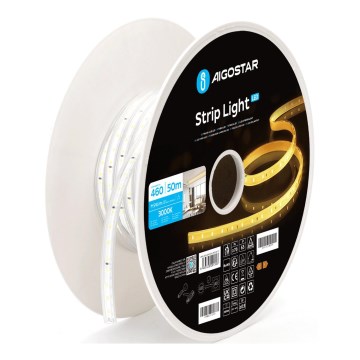 Aigostar - LED-valgusriba LED/250W/230V 50m 3000K IP65