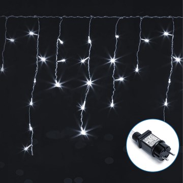 Aigostar - LED Väli dekoratiivne kett 75xLED/6W/230V 15x0,6m IP44 külm valge