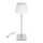Aigostar - LED Väli hämardatav laetav laualamp LED/4W/5V 3600mAh valge/matt kroom IP54