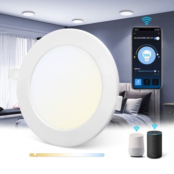 Aigostar - LED Väli Hämardatav süvistatav valgusti MESH LED/6W/230V 2700-6500K IP44 valge