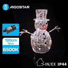 Aigostar - LED Väli jõuludekoratsioon 3,6W/31/230V 6500K 120cm IP44 lumememm
