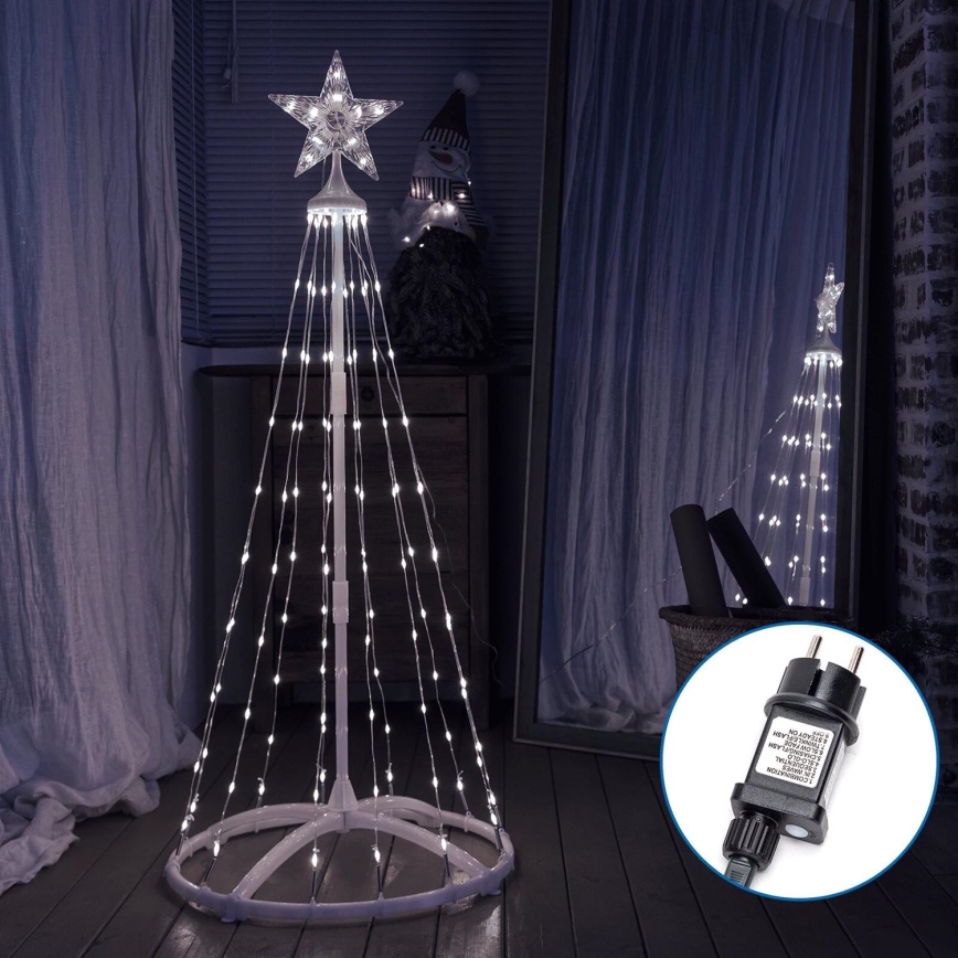 Aigostar - LED Väli jõuludekoratsioon LED/3,6W/230V 120 cm IP44 külm valge