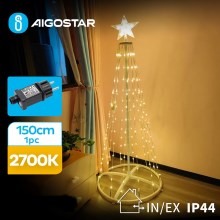 Aigostar - LED Väli jõuludekoratsioon LED/3,6W/31/230V 2700K 150 cm IP44