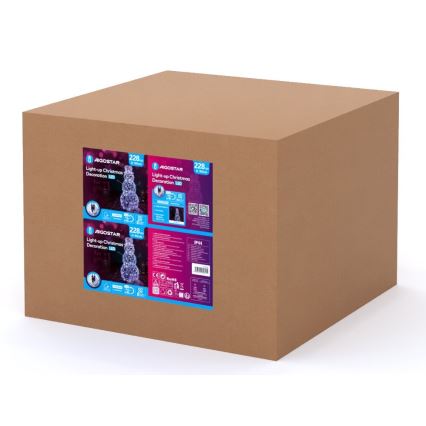 Aigostar-LED Väli jõuludekoratsioon LED/3,6W/31/230V 6500K 90cm IP44 lumememm