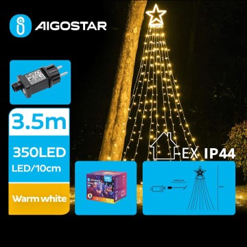 Aigostar - LED Väli jõuludekoratsioon LED/6W/230V 3,5m IP44 soe valge