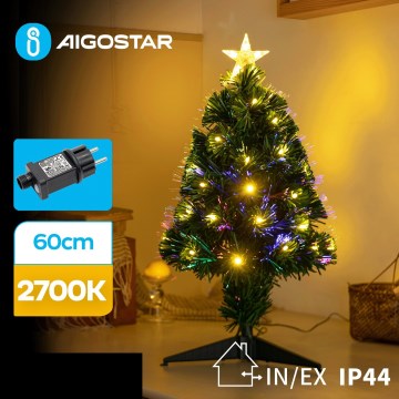Aigostar - LED Väli Jõulupuu LED/3,6W/230V 60 cm IP44 soe valge