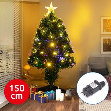 Aigostar - LED Väli Jõulupuu LED/6W/230V 150 cm IP44 soe valge